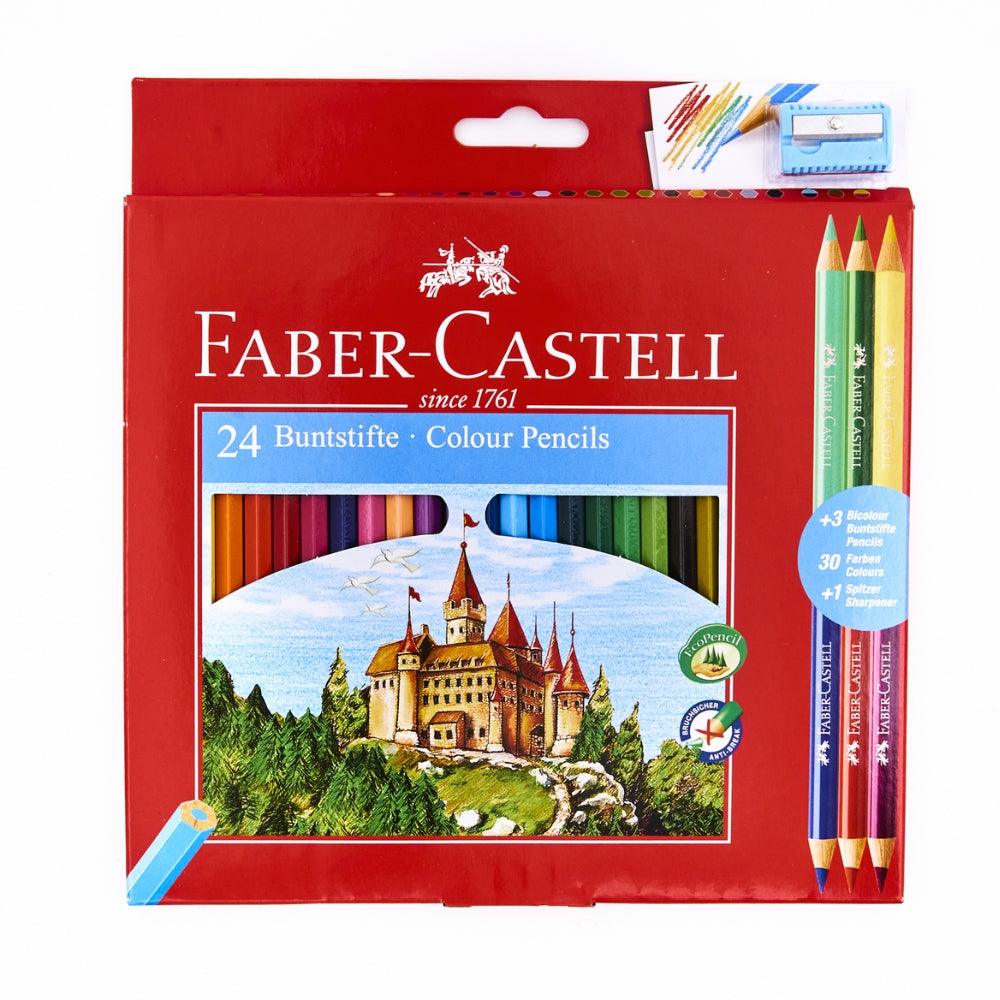 Faber Eco Colour Pencils 24 + 3 Free Bi-Colours - Choice Stores