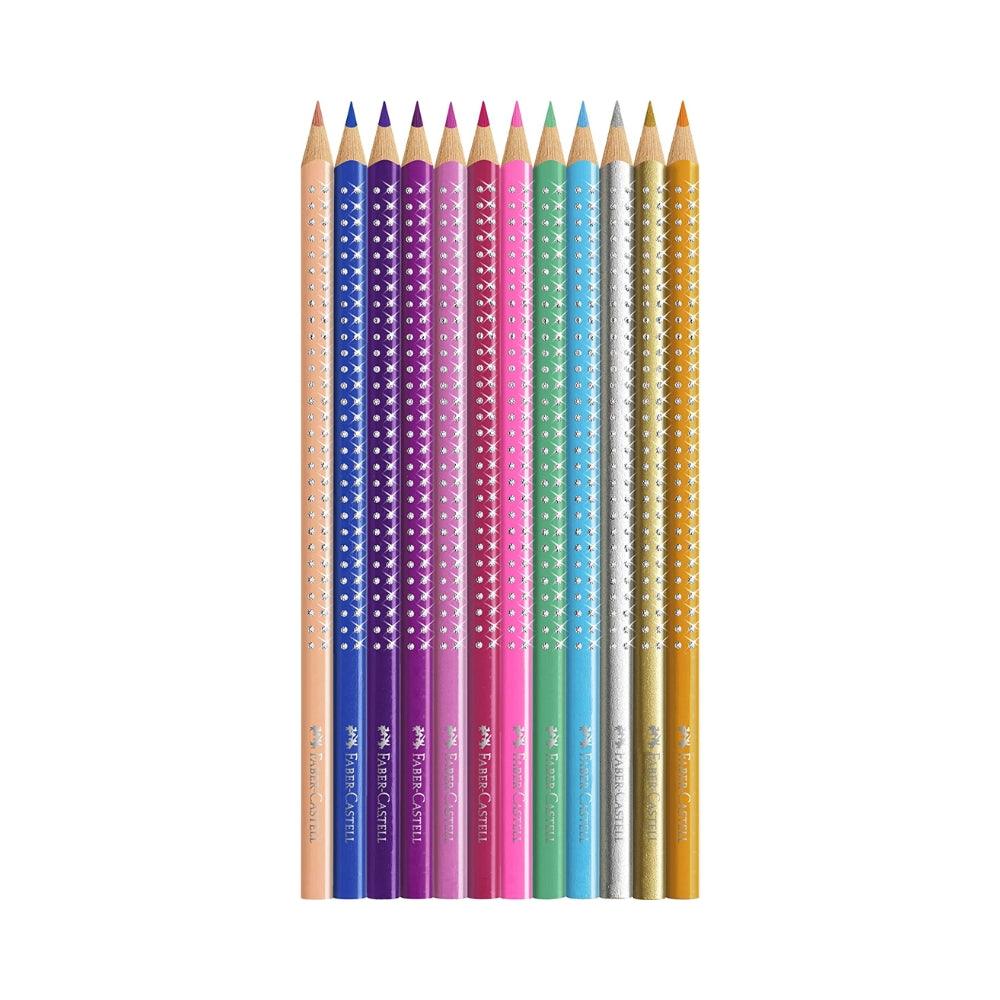 Faber Sparkle Pencils Tin of 12 Colours - Choice Stores