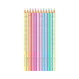 Faber Sparkle Pencils Tin of 12 Pastel Colours - Choice Stores
