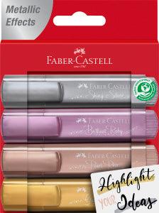 Faber Textliner Metallic Colours Set of 4 - Choice Stores