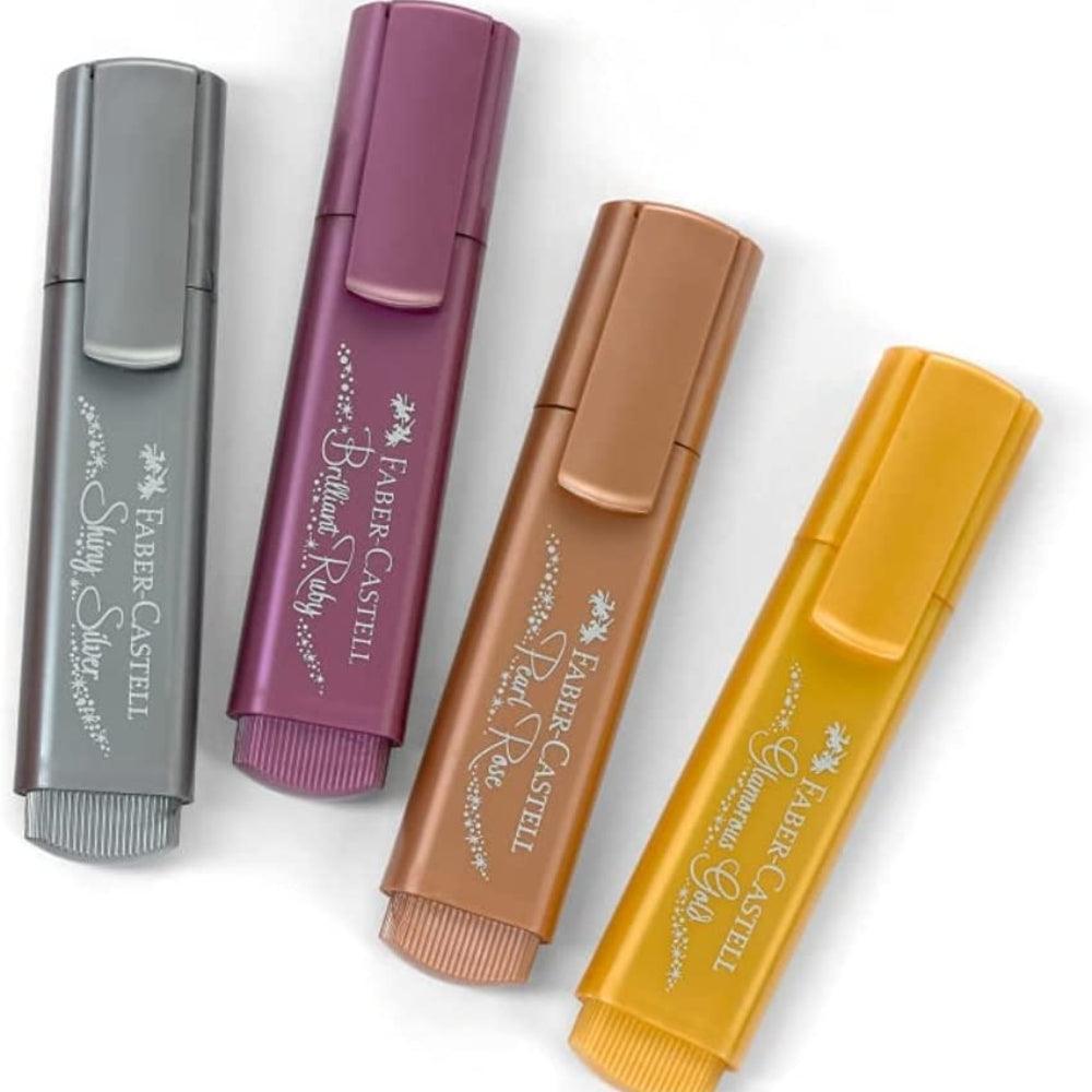 Faber Textliner Metallic Colours Set of 4 - Choice Stores