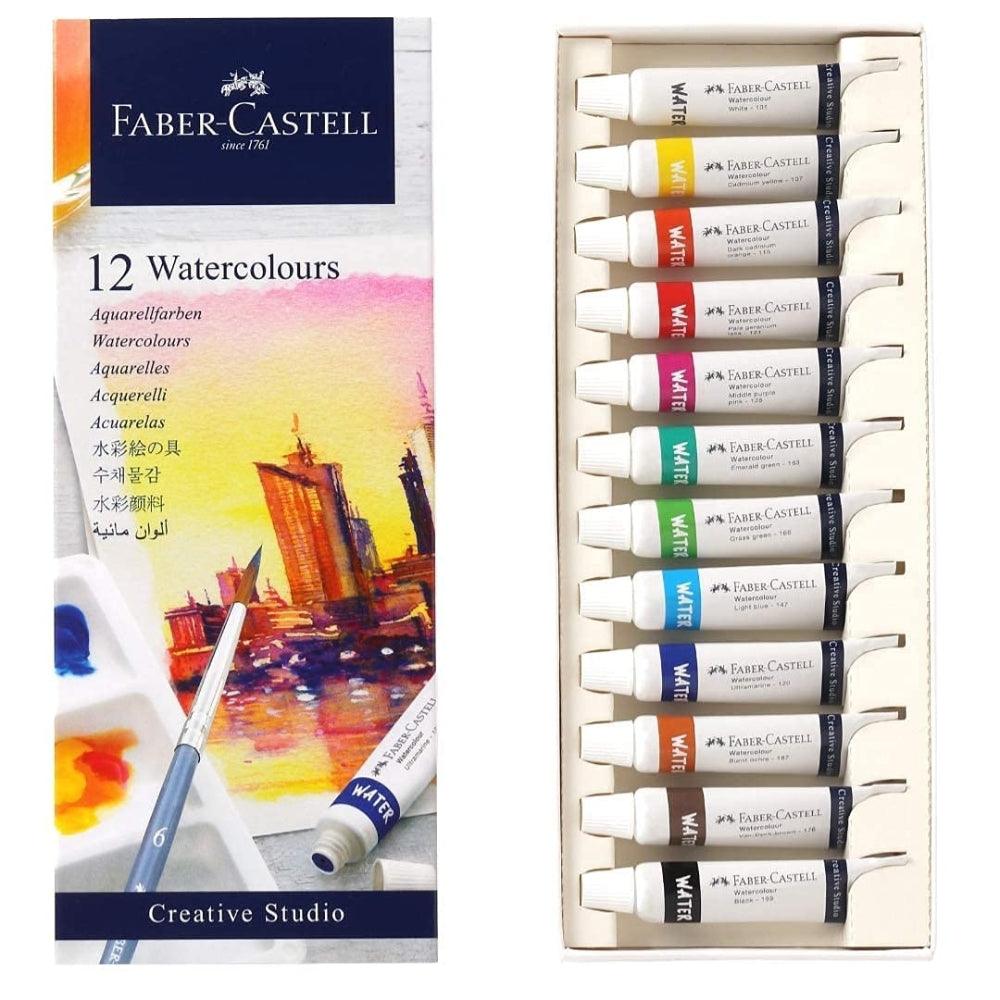 Faber Watercolour Box of 12 With Palette - Choice Stores