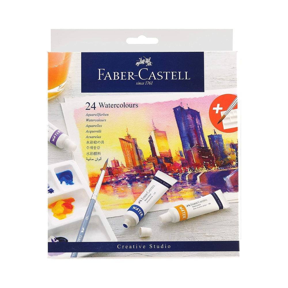 Faber Watercolour Box of 24 With Palette - Choice Stores