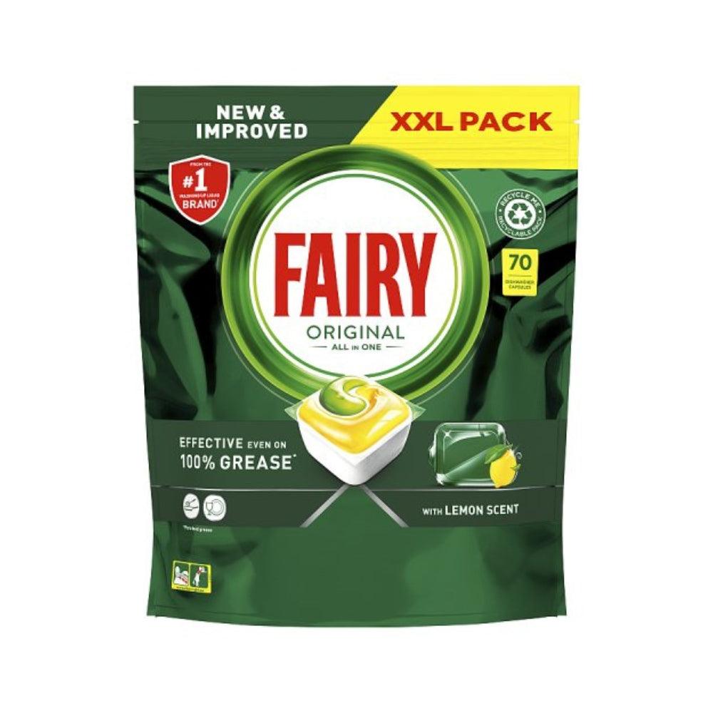 Fairy Original All In One Dishwashing Tablets Lemon | Pack of 70 - Choice Stores