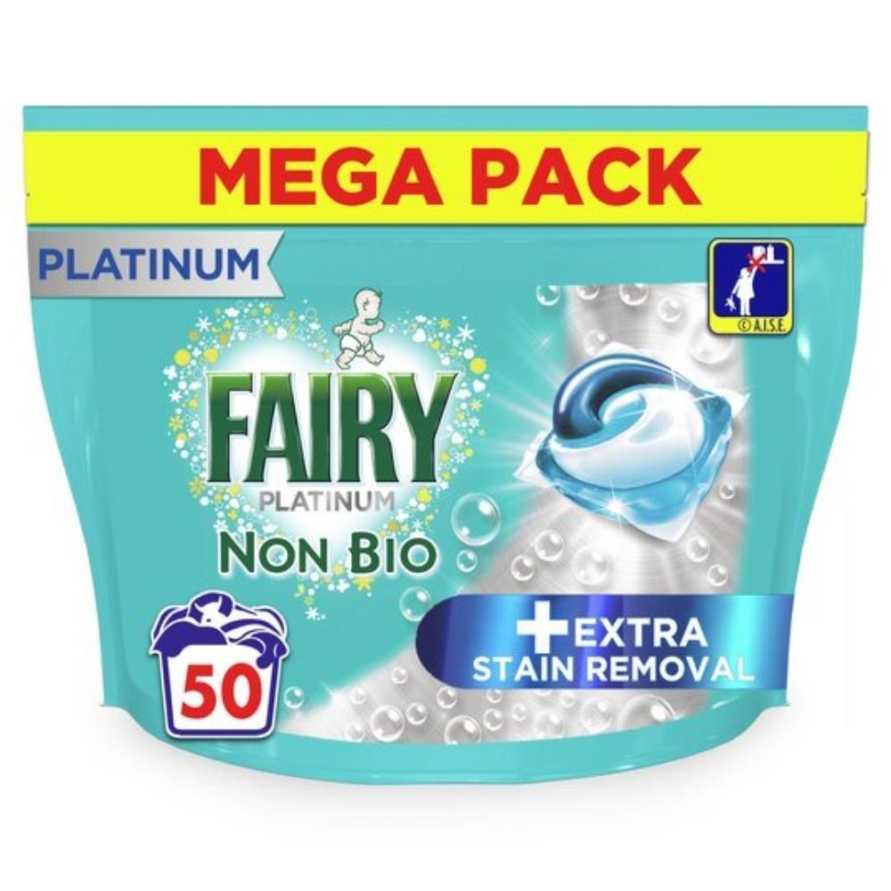 Fairy Platinum Non-Biological Washing Pods | 50 Wash - Choice Stores