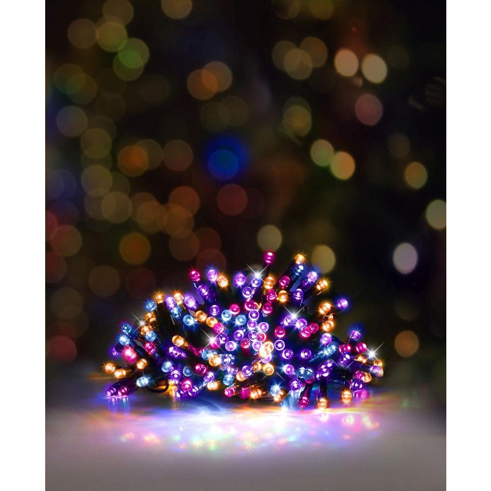 Festive Magic 100 Rainbow Battery Powered LED Timer Christmas Lights | 8 Functions - Choice Stores
