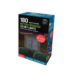 Festive Magic 180 Multicoloured Battery Powered LED Net Christmas Lights | 8 Functions - Choice Stores