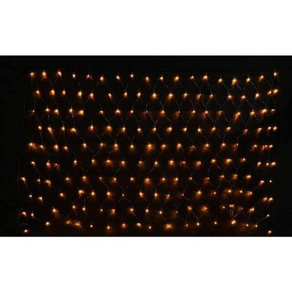 Festive Magic 180 Vintage Gold Battery Powered LED Net Christmas Lights | 8 Functions - Choice Stores