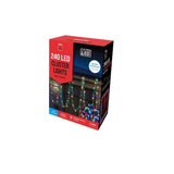 Festive Magic 240 Multicoloured Cluster LED Christmas Lights | 8 Functions - Choice Stores