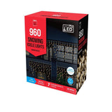 Festive Magic 960 Warm White LED Snowing Icicle Christmas Lights | 8 Functions - Choice Stores