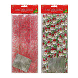 Festive Magic Assorted Christmas Design Loot Bags | Pack of 24 - Choice Stores