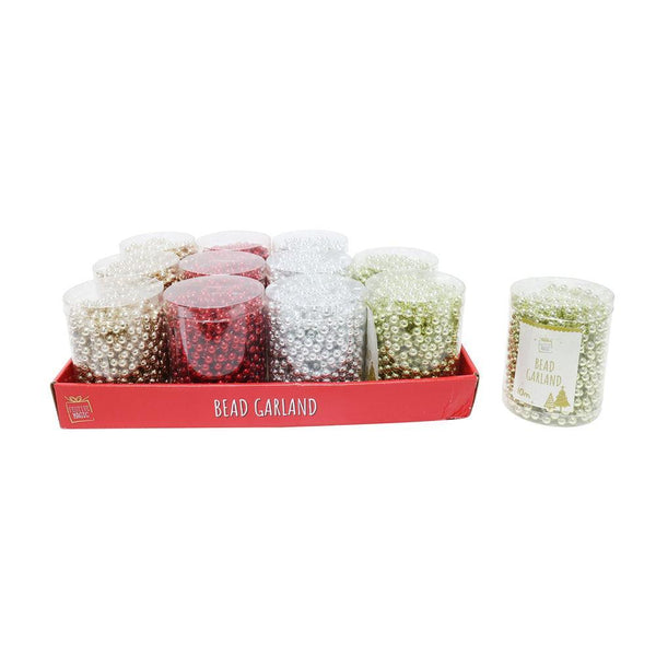 Festive Magic Assorted Colour Beaded Garland | 10m - Choice Stores