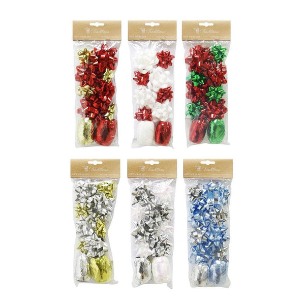 Festive Magic Assorted Colour Gift Wrapping Set | 10 Piece Set - Choice Stores