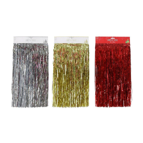 Festive Magic Assorted Colour Lametta Tinsel | 120cm - Choice Stores