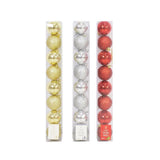 Festive Magic Assorted Colour Matte & Glitter Christmas Baubles | Pack of 8 - Choice Stores