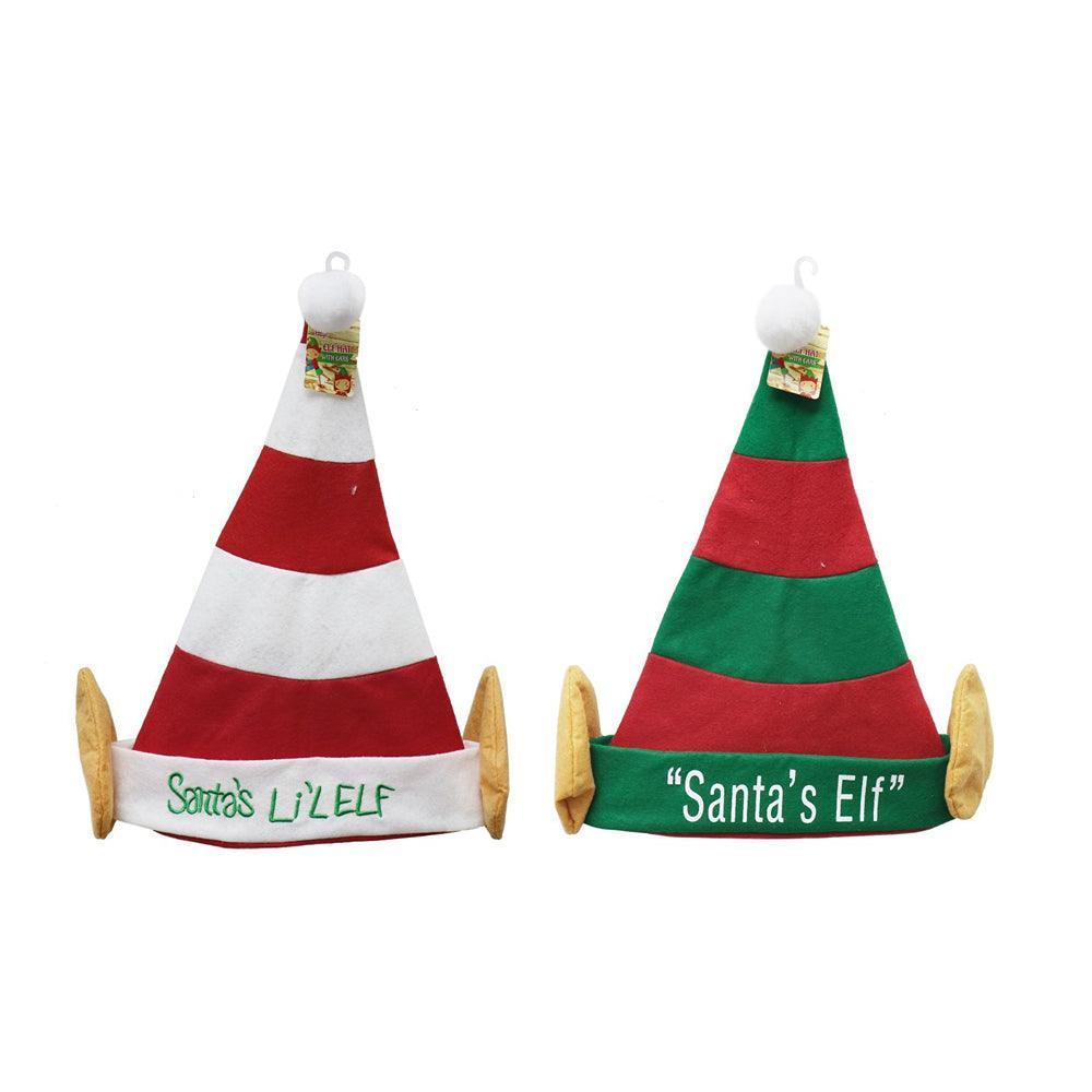 Festive Magic Assorted Santas Lil Elf Hat with Ears | 42cm - Choice Stores