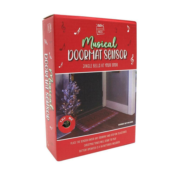 Festive Magic Battery Operated Musical Jingle Bells Doormat | 35cm - Choice Stores