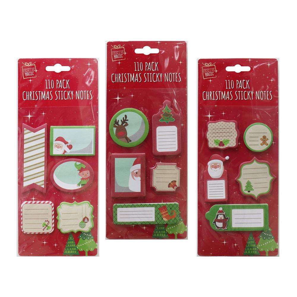 Festive Magic Christmas Sticky Notes | Assorted - Choice Stores