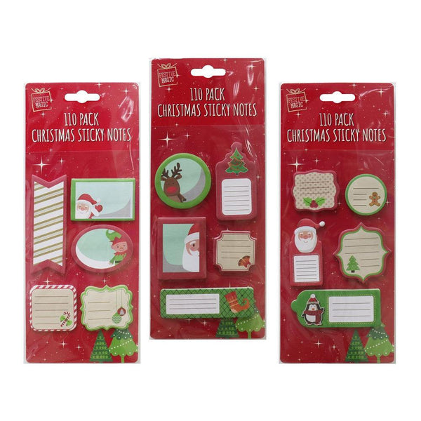 Festive Magic Christmas Sticky Notes | Assorted - Choice Stores