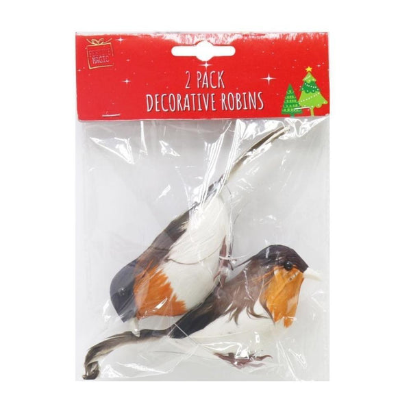 Festive Magic Decorative Robins | Pack of 2 - Choice Stores