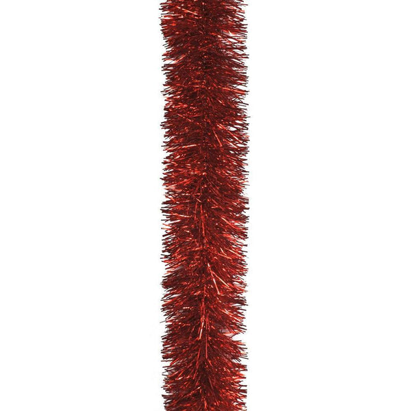 Festive Magic Fine Cut Red Tinsel | 2m - Choice Stores