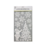 Festive Magic Glittery Snow Window Clings - Choice Stores