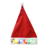Festive Magic Multicolour Light Up Santa Hat | 46cm - Choice Stores
