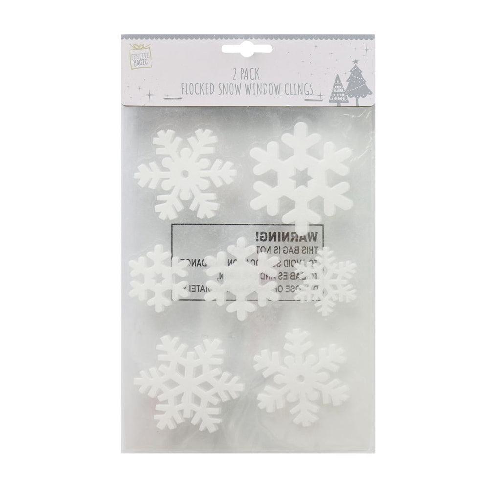 Festive Magic Snowflake Window Clings | Pack of 2 - Choice Stores