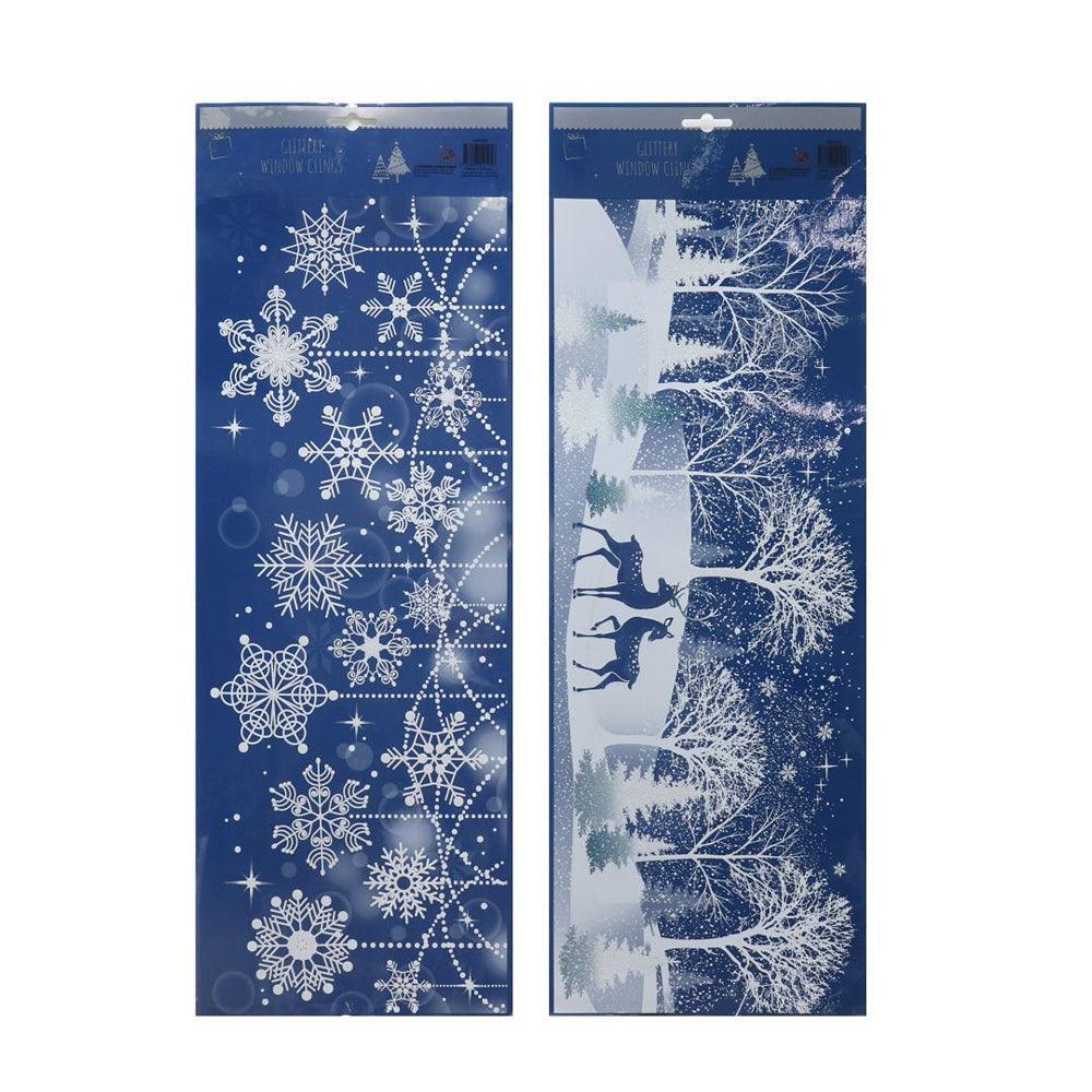 Festive Magic Snowy Winter Scene Window Clings | Assorted - Choice Stores