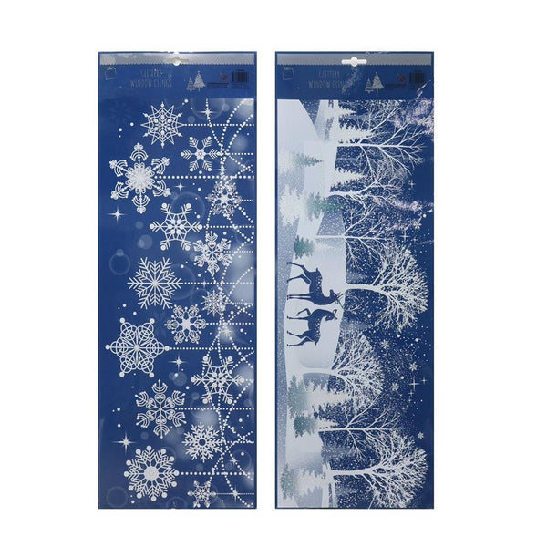 Festive Magic Snowy Winter Scene Window Clings | Assorted - Choice Stores