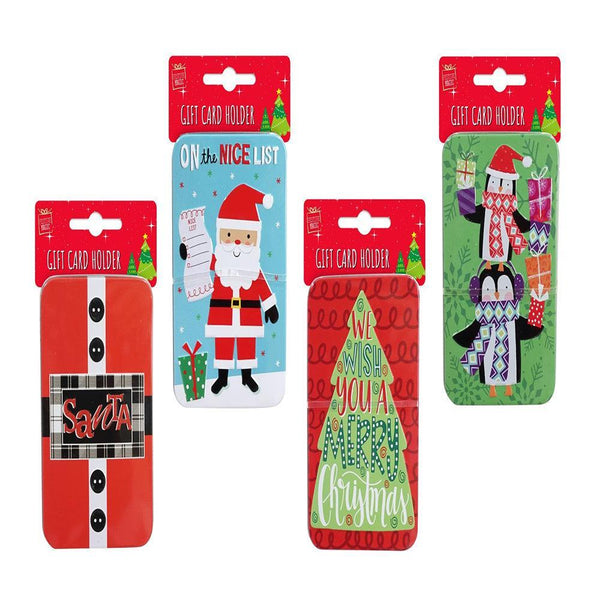 Festive Magic Tin Gift Card Holder | 12.5cm - Choice Stores