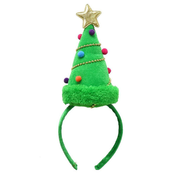 Festive Magic Velvet Christmas Tree Headband | 30cm - Choice Stores
