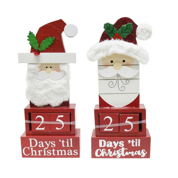 Festive Magic Vintage Santa Christmas Countdown Box | Assorted - Choice Stores