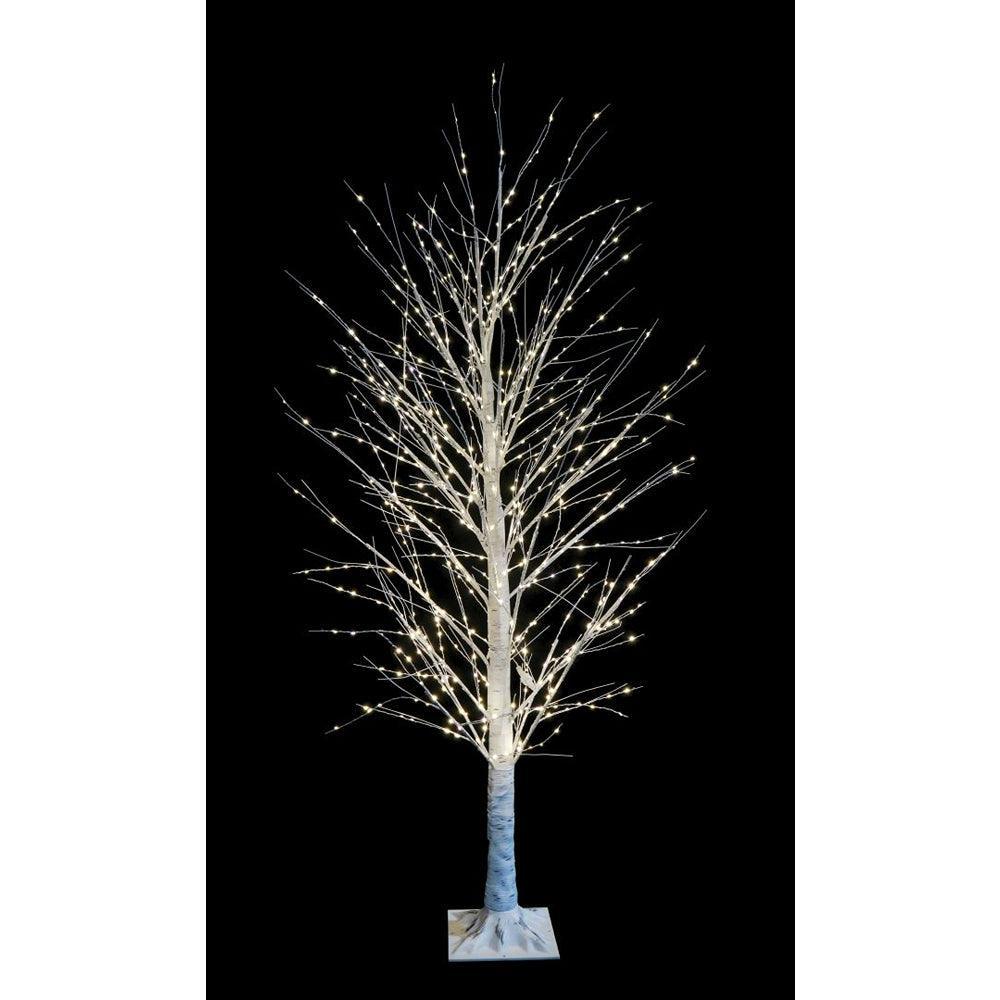 Festive Magic Warm White Micro LED Twinkle Birch Tree | 1.8m - Choice Stores