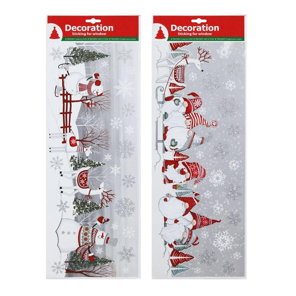 Festive Magic Window Cling Snowy Scene Decoration | Assorted - Choice Stores