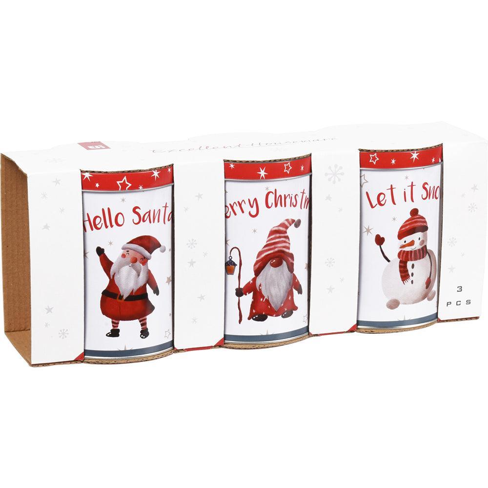 Festive Storage Tins | Pack of 3 - Choice Stores