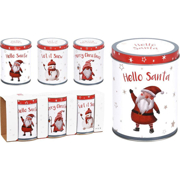 Festive Storage Tins | Pack of 3 - Choice Stores