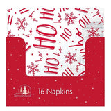 Festive Wonderland Christmas Party Napkins | Ho Ho Ho | Pack of 16 - Choice Stores