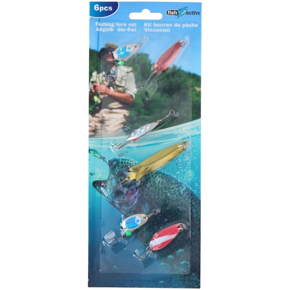 Fish Active Fishing Lures Set | Pack of 6 - Choice Stores