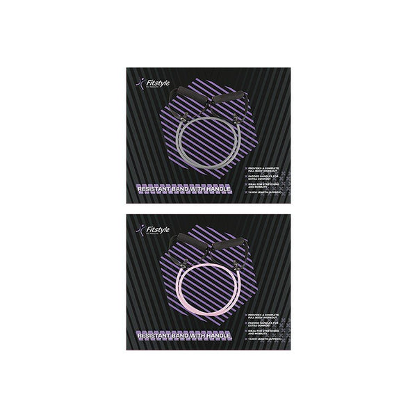 Fitstyle Resistant Band with Handle | Assorted - Choice Stores