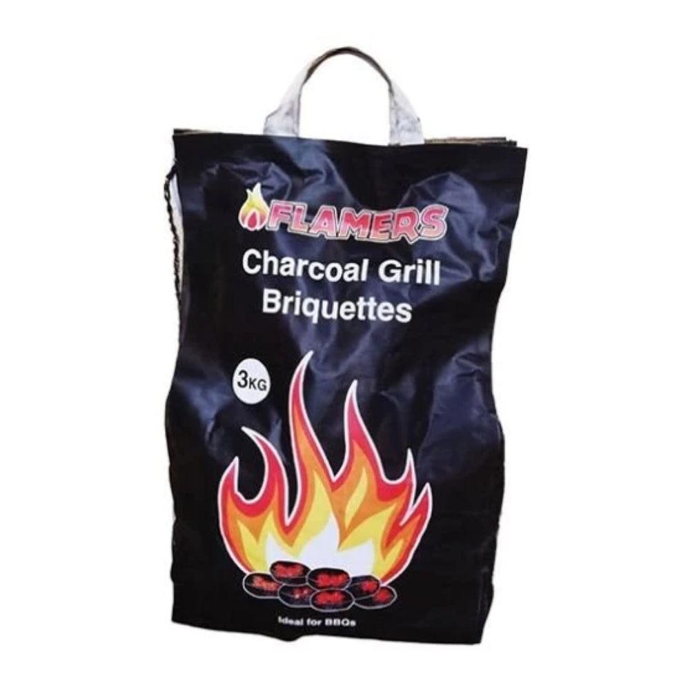 Flamers Charcoal Grill Briquettes | 3kg - Choice Stores