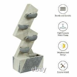 Four Bowls Cascading Water Feature Fountain - Choice Stores