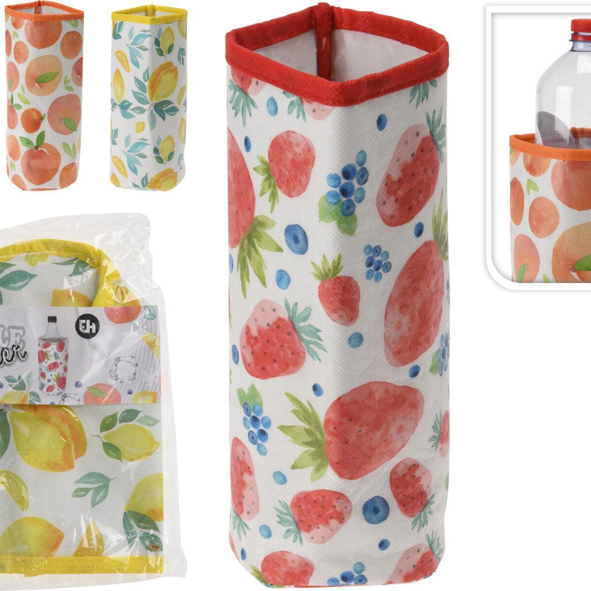 Fruity Cooler Cover Bag for Bottles | Assorted Design | 21cm - Choice Stores