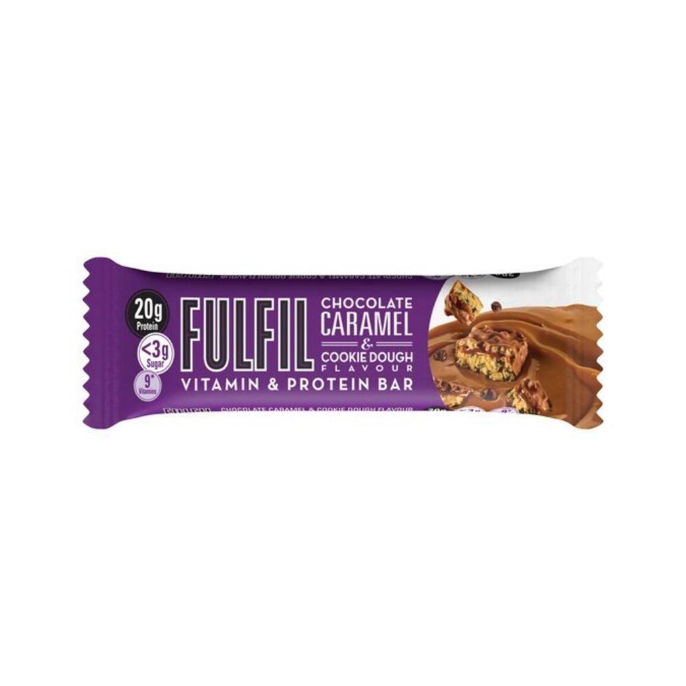 Fulfil Chocolate Caramel And Cookie Dough Vitamin And Protein Bar | 55g - Choice Stores