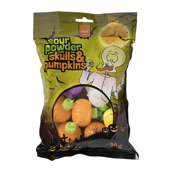 Funlab Sour Powder Skeleton & Pumpkin Shapes | 80g - Choice Stores
