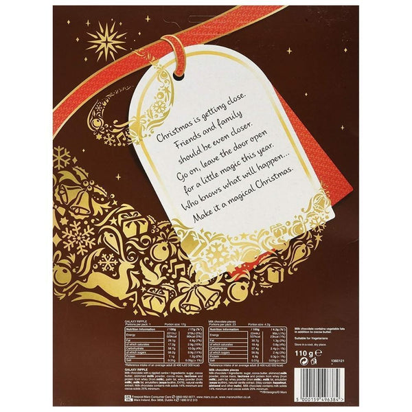 Galaxy Chocolate Christmas Advent Calendar | 110g - Choice Stores