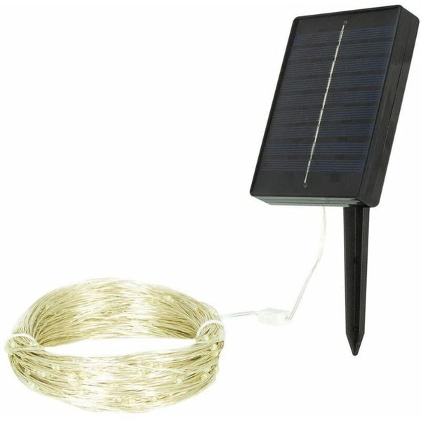 Garden Kraft Bright White Micro LED Solar Lights | 200 Lights - Choice Stores
