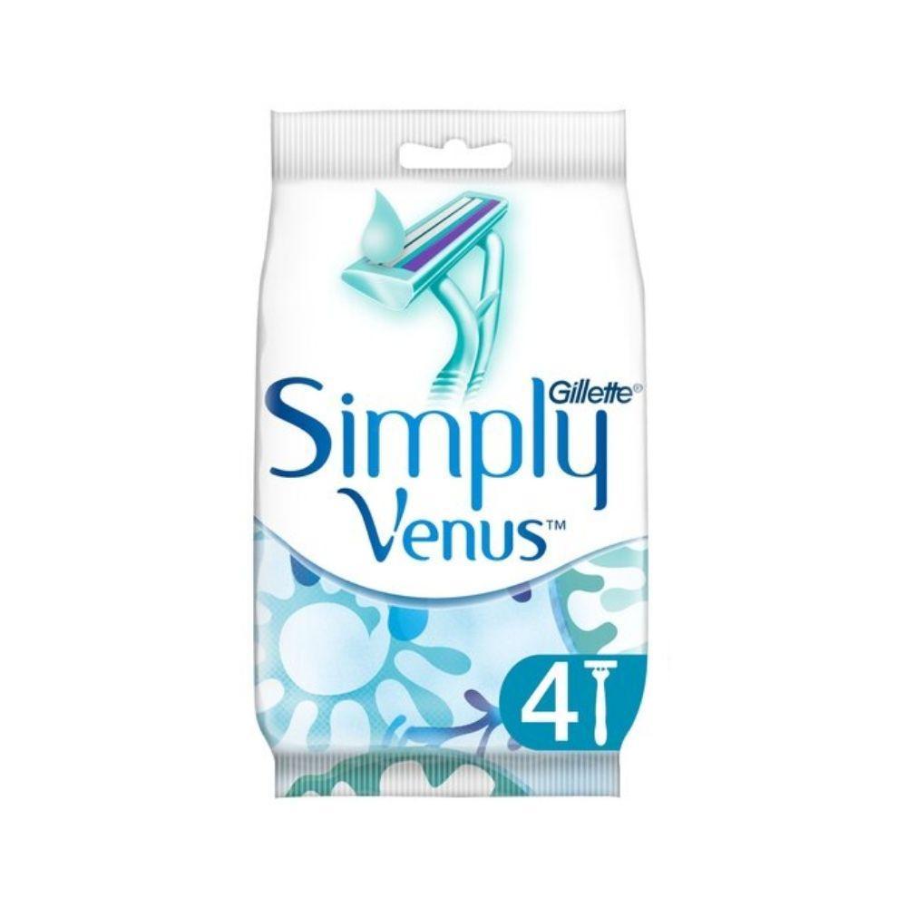Gillette Simply Venus 2 Blade Disposable Razors | Pack of 4 - Choice Stores