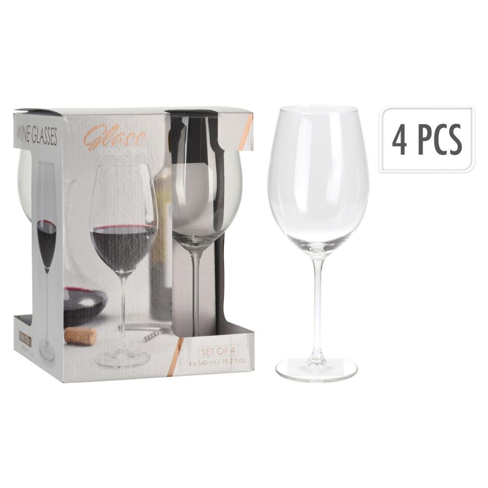 Glass Collection Red Wine Glasses | Pack of 4 - Choice Stores