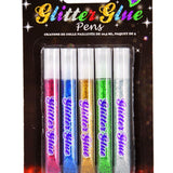 Glitter Glue Pens 10.5ml 5pk Assorted Colours - Choice Stores